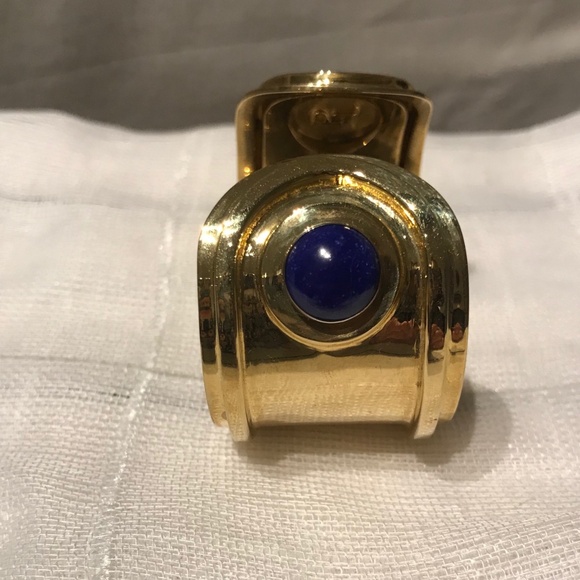 Pamela Love Oracle Cuff Bracelet NWOT Lapis Cabochons. - Picture 7 of 10